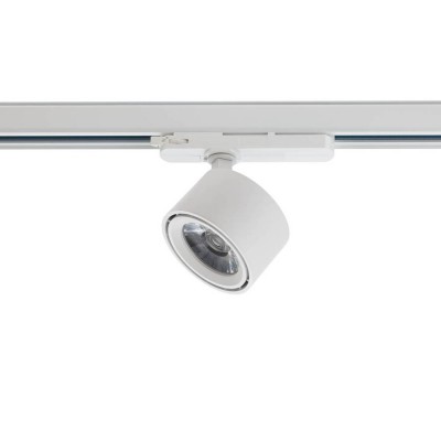 XTORCH Bodové svítidlo, nastav směr sv, materiál hliník bílá, LED 28W, 3200lm, teplá 3000K, vyzař. úhel 36°, UGR<10, 230V, Ra92, IP20, tř.1, 100x156x235mm, do 3F lišty Nordic Aluminium