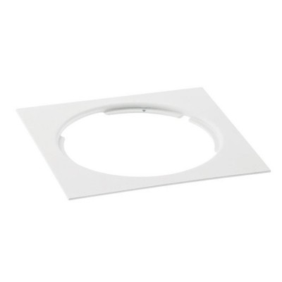XTHEMA Stropní, podhledové, bodové svítidlo čtvercové, těleso kov, povrch bílá, pro LED modul, IP20, tř.3, rozměry d=120mm, h=4,2mm, POUZE svítidlo, LED MODUL SAMOSTATNĚ