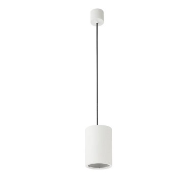 XTHEMA Závěsné bodové svítidlo, těleso kov, povrch bílá, pro LED modul 12,7W, IP20, rozměry d=120mm, h=171mm, vč závěsného kabelu l=1200mm lze zkrátit, POUZE svítidlo, LED MODUL SAMOSTATNĚ