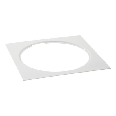 XTHEMA Stropní, podhledové, bodové svítidlo čtvercové, těleso kov, povrch bílá, pro LED modul, 36,8W/52W, IP20, tř.3, rozměry 230x230x4,5mm, POUZE svítidlo, LED MODUL SAMOSTATNĚ