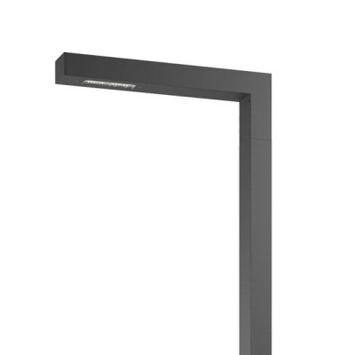 XTORRE Veřejné osvětlení, stožár, základna hliník, povrch šedá, difuzor plast čirý, LED 40W, teplá 3000K/6020lm nebo neutrální 4000K/6240lm, Ra80, 230V, IP65, tř.1, rozměry 150x950mm, h=4000mm.