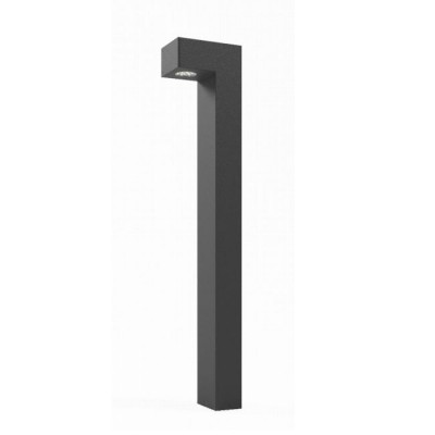 XTORRE Sloupkové venkovní svítidlo, základna hliník, povrch tmavě šedá, LED 10W, teplá 3000K/1500lm, neutrální 4000K/1550lm, Ra80, 230V, IP65, rozměry 120x190mm, h=1000mm, svítí dolů