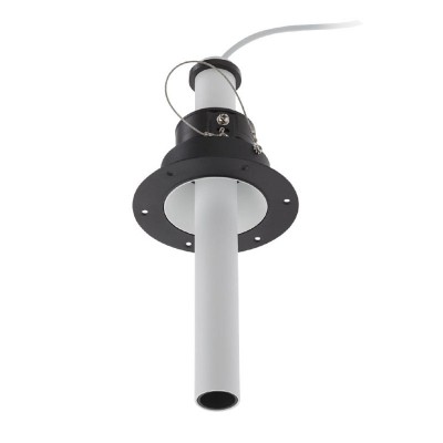XVECTOR Stropní, podhledové, bodové, bezrámečkové svítidlo, nastavitelný směr svícemí +-25°, tleso hliník, povrch bílá, LED 9W, 294lm, teplá 3000K, Ra90, vyzař. úhel 18°, 230V, IP20, d=26mm, l=250mm