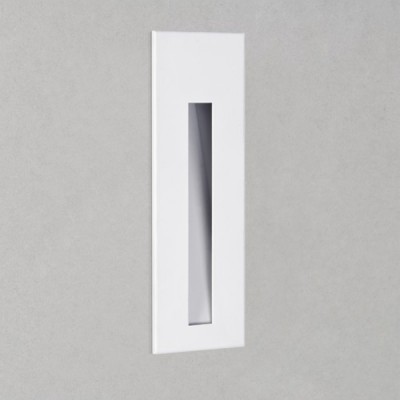 BORGO 55 Vestavné svítidlo do stěny, těleso kov, povrch bílá, kapsa bílá, LED 2W, 38lm, teplá 3000K, Ra80, 700mA, IP20, tř.3, 170x55x44mm, BEZ trafa, svítí dolů
