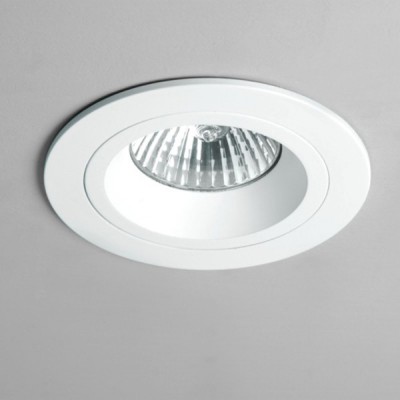 TARO BODOVÉ KRUH Stropní, podhledové svítidlo kruhové, materiál hliník, povrch bílá, pro žárovku 50W, GU10, 230V, IP20, tř.1, rozměry d=100m, h=147mm
