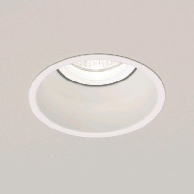 MINIMA BODOVÉ KRUH Stropní podhledové svítidlo, ANO/NE výklopné +-20°, materiál kov, povrch bílá, pro žárovku 50W, GU10 nebo LED 6,5W/7,4W, teplá 2700K, 474lm/518lm, Ra80, 230V/700mA, IP65/IP20, tř.1/tř.2/tř.3, rozměry dle typu, BEZ/vč. trafa