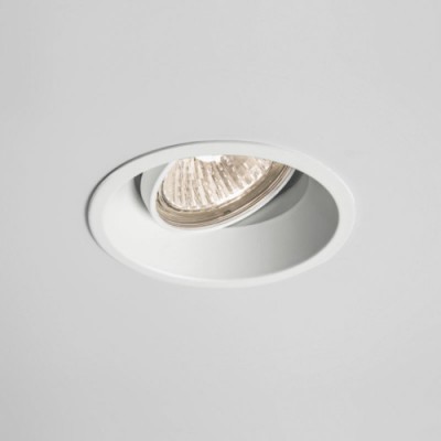 MINIMA BODOVÉ KRUH Stropní, podhledové svítidlo, výklopné +-20°, materiál kov, povrch bílá, pro žárovku 50W, GU10, 230V, IP20, tř.1, rozměry d=82mm, h=115mm