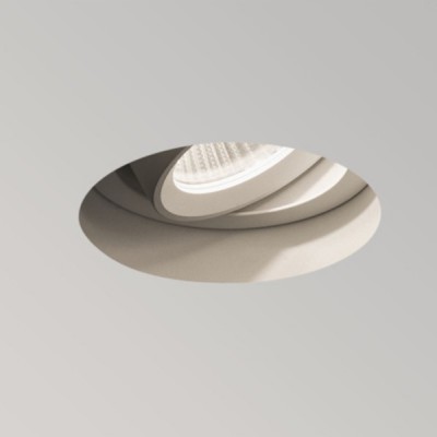 TRIMLESS BODOVÉ KRUH Stropní, podhledové svítidlo, výklopné +-20°, materiál kov, povrch bílá, LED 7,4W, teplá 2700K, 528lm, Ra80, 230V, IP20, tř.3, rozměry d=72mm, h=74mm, BEZ trafa, vč.sv.zdr