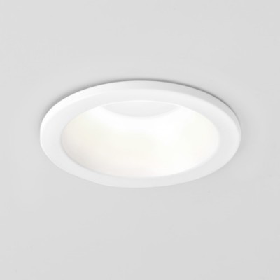 MINIMA BODOVÉ KRUH Stropní, podhledové svítidlo, materiál kov, povrch bílá, pro žárovku 50W, GU10, 230V, IP65, tř.2, rozměry d=95mm, h=92mm