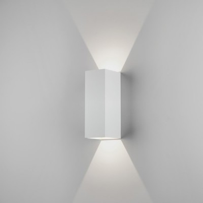 OSLO 255 Nástěnné venkovní svítidlo, těleso hliník, povrch vnější bílá, vnitřní bílá, LED 2x3,2W, teplá 3000K, 364lm, Ra80, 230V, IP65, tř.1, rozměry 255x100x90mm, svítí nahoru/dolů, vč. trafa