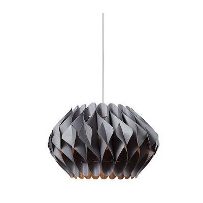 RUBEN Závěsné svítidlo, těleso kov, povrch chrom, stínítko plast béžová/šedá, pro žárovku 1x60W/3x60W, E27, 230V, IP20, rozměry dle typu.