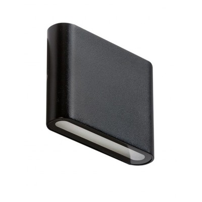 CREMONA Nástěnné venkovní svítidlo, materiál hliník, povrch černá 10W, 500lm, teplá 3000K, IP54, rozměry 175x90x29mm, svítí nahoru/dolů.