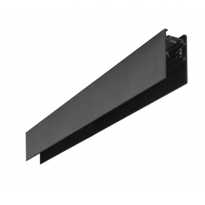 ALFA 48V Stropní lišta pro magnetický systém, materiál kov, povrch černá, 48V, rozměry 26x52mm, l=2000mm, vč. dvou koncovek.