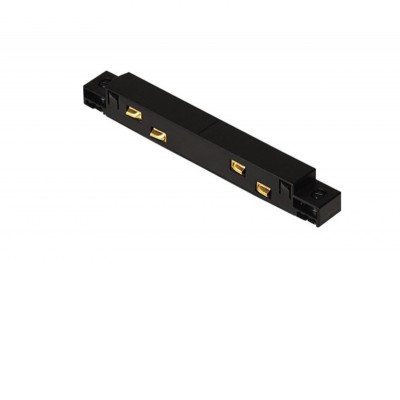 ALFA 48V Vkládací, spojovací konektor pro napájení magnetického systému osvětlení, materiál kov, černý, 48V, IP20,  rozměry 142x17x19mm.