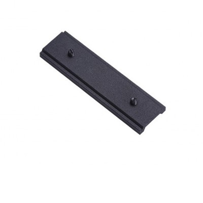 ALFA 48V Spojka pro přímé spojování lišt, materiál kov, povrch černá, nebo bílá, rozměry 145x6x15mm.