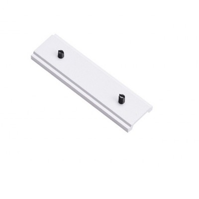 ALFA 48V Spojka pro přímé spojování lišt, materiál kov, povrch bílá, rozměry 145x6x15mm.