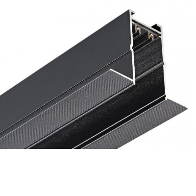 BETA, 230V Vestavná lišta pro magnetický systém, materiál kov, povrch černá, jednofázová, 230V, IP20,, rozměry 68x57mm, délka l=1000mm.