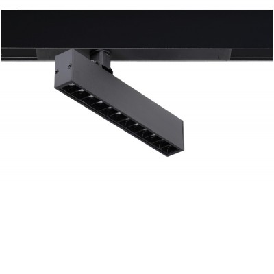 SANDERS-BETA, 230V Buňkové svítidlo, do magnetického systému, nastav. směr svícení, těleso kov, povrch černá, LED 9W, teplá 3000K/666lm, neutrální 4000K/700lm, stmív, vyzař. úhel 24°, 230V, IP20, rozměry 220x150x25mm.