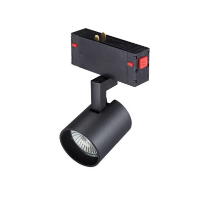 GARY-BETA, 230V Bodové svítidlo, do magnetického systému, nastav. směr svícení, těleso kov, povrch černá/bílá, pro žárovku 1x50W, GU10, 230V, IP20, rozměry d=56mm, h=70mm.