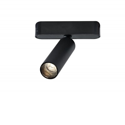 NIKO-GAMMA, 48V Bodové svítidlo do magnetického systému, nast. směr svíc, těleso kov, povrch černá, LED 7W/12W, smart TUYA Bluetooth stmívatelné, CCT nastav. teplota teplá 2700K-denní 6000K, vyzař. úhel 24°, 48V, IP20, rozměry dle typu.