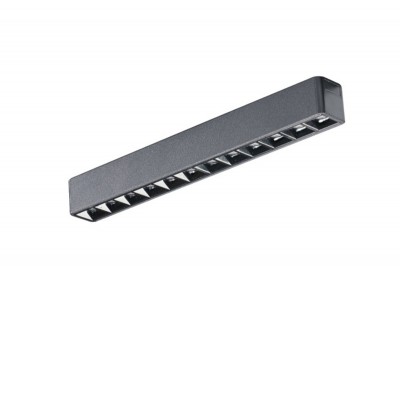 KIRA-GAMMA, 48V Svítidlo do magnetického systému, těleso kov, povrch černá, LED 12W/18W, smart TUYA Bluetooth stmívatelné, CCT nastav. teplota teplá 2700K-denní 6000K, vyzař. úhel 24°, 48V, IP20, rozměry dle typu.