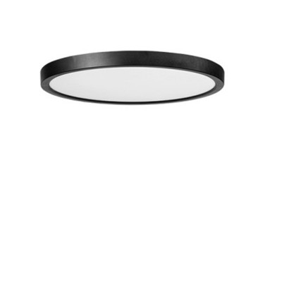PANKA Stropní svítidlo, HF senzor pohybu s dosahem 5m, čas 60s, těleso hliník, povrch bílá/černá, dif plast opál, LED 12W/18W/24W, CCT přepínatelná teplota teplá 2800K neutrální 4000K denní 6000K, Ra90, 230V, IP40, rozměry dle typu.