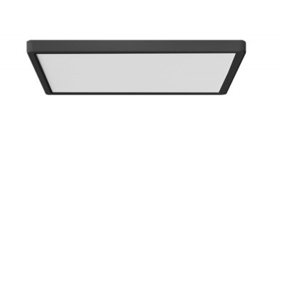 PANKA Stropní svítidlo, HF senzor pohybu s dosahem až 5m, čas 60s, těleso hliník, povrch bílá/černá, dif plast opál, LED 12W/18W/24W, CCT přepínatelná teplota teplá 2800K neutrální 4000K denní 6000K, Ra90, 230V, IP40, rozměry dle typu.