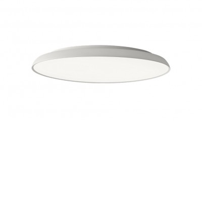 CLARA Stropní svítidlo, těleso hliník, bílá, difuzor plast opál, LED 50W, 4000lm, přepínatelná CCT teplota teplá 3000K, neutrální 4000K, denní 6000K, stmív TRIAC, Ra80, 230V, IP20, rozměry d=600mm, h=80mm