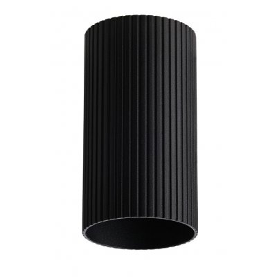 LUCAS TUBE RIBBED Krycí váleček, materiál kov, povrch bílá, černá, hnědá kávová, povrch drážkonaý d=55mm, délka dle typu