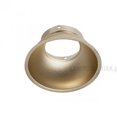 REMO R Rámeček kulatý pro svítidlo, materiál hliník, barva champagne, d=90mm, h=40mm, základna SAMOSTATNĚ