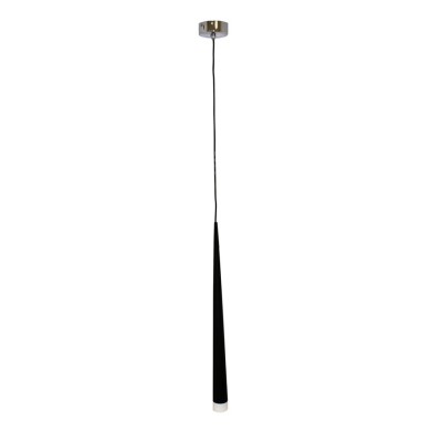 STYLO 1 Závěsné svítidlo, těleso kov, povrch chrom lesk, difuzor sklo opál mat, pro žárovku 1x40W, G9, 230V, IP20, d=50mm, h=600mm, závěs l=600mm, lze zkrátit