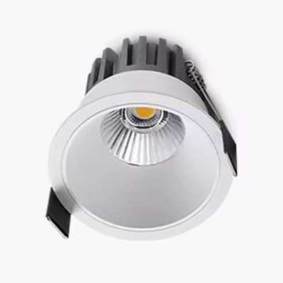 SP-XN LED 15W Podhledové bodové svítidlo, těleso hliník, rámeček bílá, komínek bílá, LED 15W, 1500lm, teplá 3000K, Ra80, stmív TRIAC, IP20, d=85mm, h=75mm