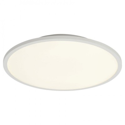 CERES Stropní přisazené svítidlo, těleso hliník, povrch bílá, difuzor plast opál, LED 1x20W, teplá 3000K, 2000lm, stmívatelné vyp/zap vypínačem, 230V, tř.2, IP20, d=350mm, h=40mm