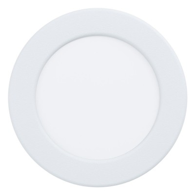 FUEVA 5 VÝPRODEJ Stropní, podhledové kruhové svítidlo, těleso hliník, povrch bílá, difuzor plast opál, LED 6W, 650lm, teplá 3000K, Ra80, 230V, IP20, rozměr d=117mm, h=26mm, trafo na kabelu