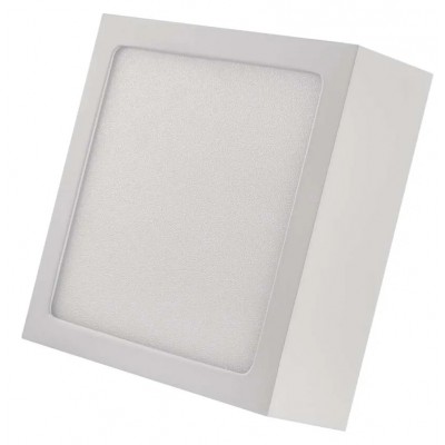 PLAM SQ 28,5W CCT Stropní přisazené svítidlo, povrch bílá, difuzor plast opál, LED 28,5W, 2700lm, přepín. CCT teplota teplá 3000K-neutrální 4000K, 230V, IP40, rozměry 300x300x42mm.