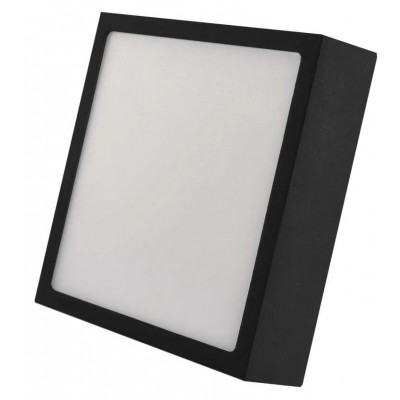 PLAM SQ 7W, 12W, 21W, 28W CCT Stropní přisazené svítidlo, těleso kov, povrch bílá/černá/broušený nikl, difuzor plast opál, LED 7,6W/12,5W/21W/28,5W, přepín. CCT teplota teplá 3000K-neutrální 4000K, dle typu stmívání TRIAC, 230V, IP40, rozměry dle typu.