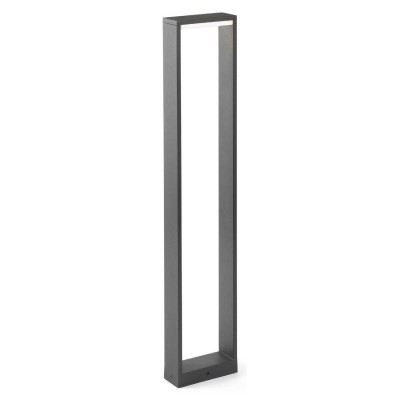 TETREN BIG STANDT LED 1x8W Sloupkové venkovní svítidlo, těleso hliník, povrch lak šedá tmavá mat, difuzor plast opál, LED 1x8W, teplá 3000K, 220lm, 230V, IP54, tř.1. rozměry 800x150x60mm
