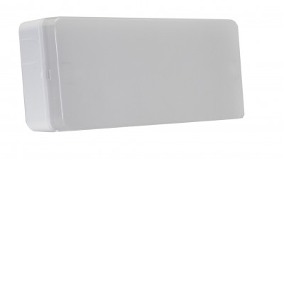 ESERA Přisazené, nouzové svítidlo, pro centrální baterii, těleso plast bílá, difuzor plast opál, LED 14,8W, 320lm, 230V, IP44, tř.2, rozměry 273x102x46mm, vč. piktogramu.