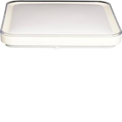ROSA Stropní svítidlo, těleso kov, povrch bílá, difuzor plast opál, LED 36W, 2520lm, dálk.ovl. nast. CCT teplá 3000K-denní 6000K, stmívání, 230V, IP20, rozměry 500x500x110mm.