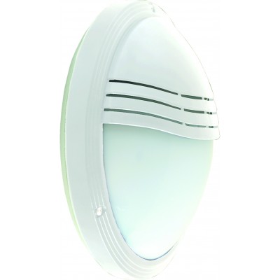 MELISSA Stropní venkovní svítidlo, těleso plast bílá, difuzor plast opál, pro žárovku 1x75W, E27, 230V, IP65, tř.1, rozměry d=265mm, h=90mm.
