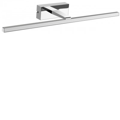 LUNA Nástěnné svítidlo nad zrcadlo, těleso plast chrom, difuzor plast opál, LED 18W, 900lm, neutrální 4000K, Ra82, 230V, IP44, tř.1, rozměry 895x60x150mm.