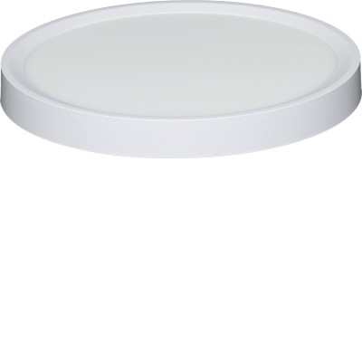 NOMY Stropní svítidlo, HF senzor pohybu, čas 30s, dosah 3-5m, těleso plast bílá, dif plast opál, LED 40W, 4000lm, přepín CCT 3000K/4000K/6500K, Ra80, 230V, IP40, tř.2, rozměry d=500mm, h=27mm.