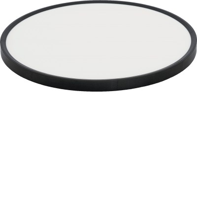 NOMY Stropní svítidlo, těleso plast bílá/černá, difuzor plast opál, LED 40W/4000lm, 50W/5000lm, dálk.ovl a mob. tel. nast. CCT teplá 3000K-denní 6000K, stmívání, 230V, IP40, rozměry dle typu.