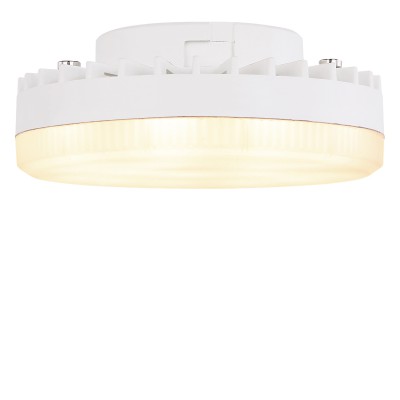 LED žárovka GX53 550LM TEPLÁ 3000K Světelný zdroj LED, materiál plast, povrch bílá, difuzor plast opál, LED 7W, GX53, 550lm, teplá 3000K, 230V, střední životnost 25.000h, rozměry d=75mm, h=27mm