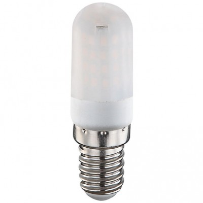 LED žárovka matná E14 MINI D=19MM, L=59MM VÝPRODEJ Světelný zdroj, žárovka válcová, matná, LED 3W, E14, teplá 3000K, 260lm/cca 13W žár, 230V, d=19mm, l=59mm, střední doba života 10.000 hodin