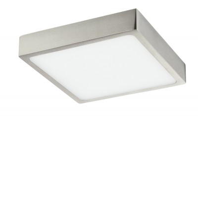 VITOS LED 15W/22W/28W IP20 čtvercové Stropní přisazené svítidlo, těleso hliník, povrch nikl mat, difuzor plast opál, LED 1x15W, 1650lm/1350lm, 22W, 2475lm/1980lm, 28W, 3300lm/23520lm, neutrální 4000K, stmív TRIAC, 230V, IP20, tř.2, rozměry dle typu