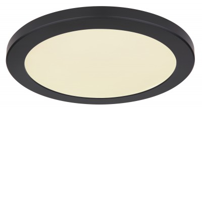 LASSE LED 6W, 18W, 24W, CCT Stropní přisazené svítidlo, těleso plast, povrch černá/bílá, difuzor plast opál, LED 6W, 18W, 24W, CCT přepín teplota teplá 3000K, neutrální 4000K, denní 6500K, IP20, rozměry dle typu.