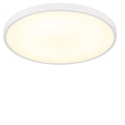 NIELSEN Stropní přisazené LED svítidlo, těleso plast bílá, dif plast opál, LED 15W, 1300lm, neutrální 4000K, 230V, IP20, rozměry d=230mm, h=35mm, svítí nahoru/dolů.