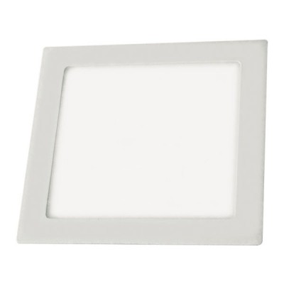 NURO-S LED 12W Stropní, podhledové svítidlo čtvercové, těleso hliník, povrch bílá, difuzor opál, LED 12W, teplá 2800K, 850lm/cca 45W žár, vyzař 120°, Ra80, 230V trafo/kab, IP20, 175x175x40mm