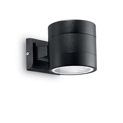 SNIF Nástěnné svítidlo venkovní, těleso hliník, povrch šedá/šedočerná antracit/černá/bílá, krycí sklo pyrex, pro žárovku 1x40W, G9, 230V, IP54, tř.1, rozměry d=110mm, h=110mm, svítí nahoru/dolů
